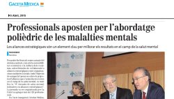 Gaceta Médica IV Jornada Salut Mental