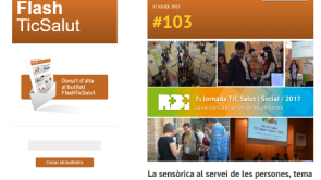 Nova edició de la newsletter Flash TicSalut