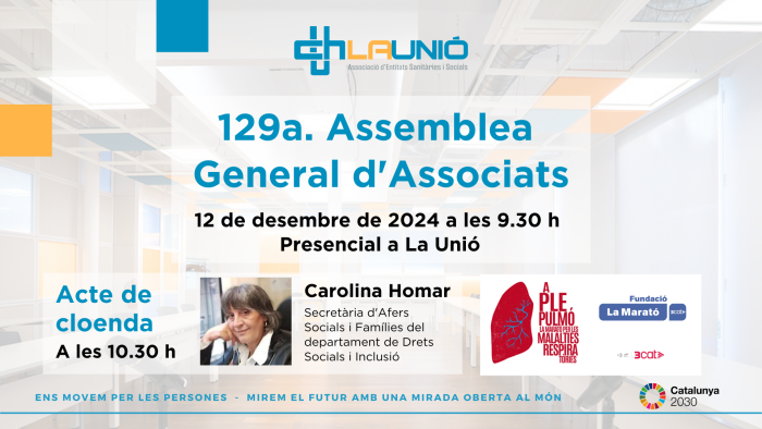 Banner 129a Assemblea General, 12 de desembre