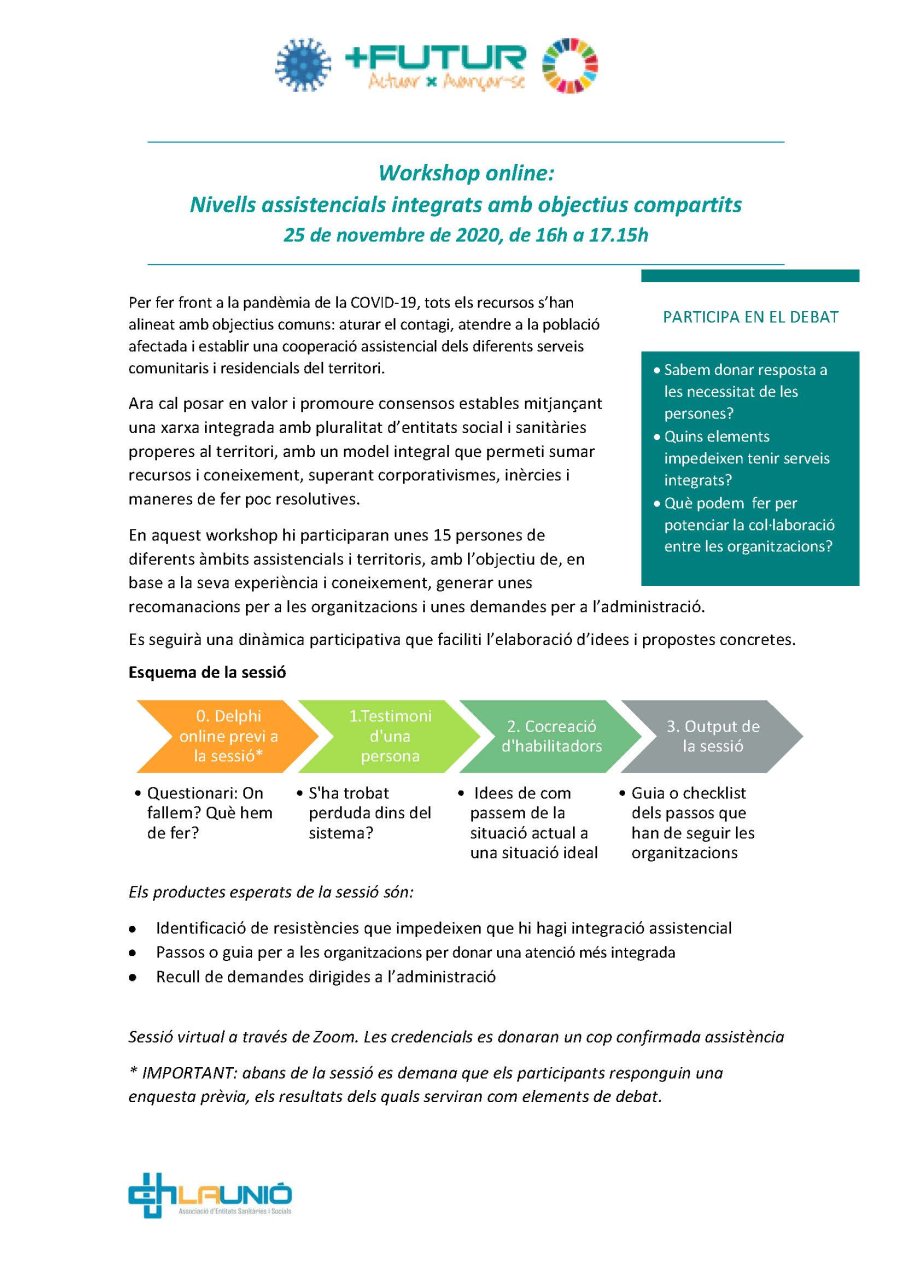 Taller workshop assistencial +Futur (restringit)