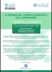 Programa II Jornada del Fòrum d’Associats Col·laboradors. L’Hospital Sostenible