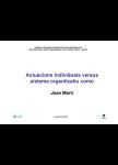 Jornada models organitzatius assistencials presentació Joan Martí