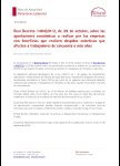 nota informativa Foment del Treball sobre el Reial decret 1484/2012, de 29 d'octubre